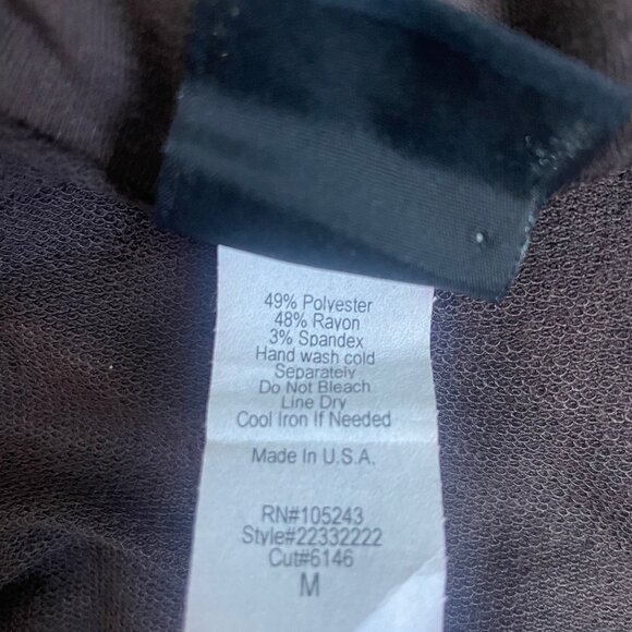 Bobeau Taupe/Brown Draped Cardigan Jacket - Size M - Picture 7 of 7